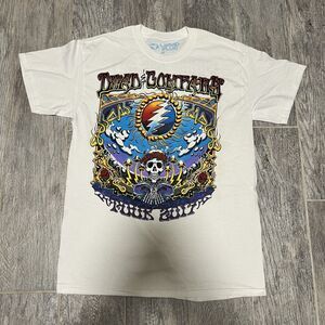 Liquid Blue Dead and Company Tour 2017 White T Shirt Men's Medium Clean Unfaded